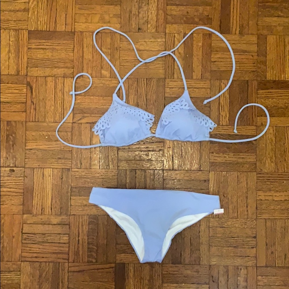 Victoria’s Secret Pink ruffles bikini set size XS